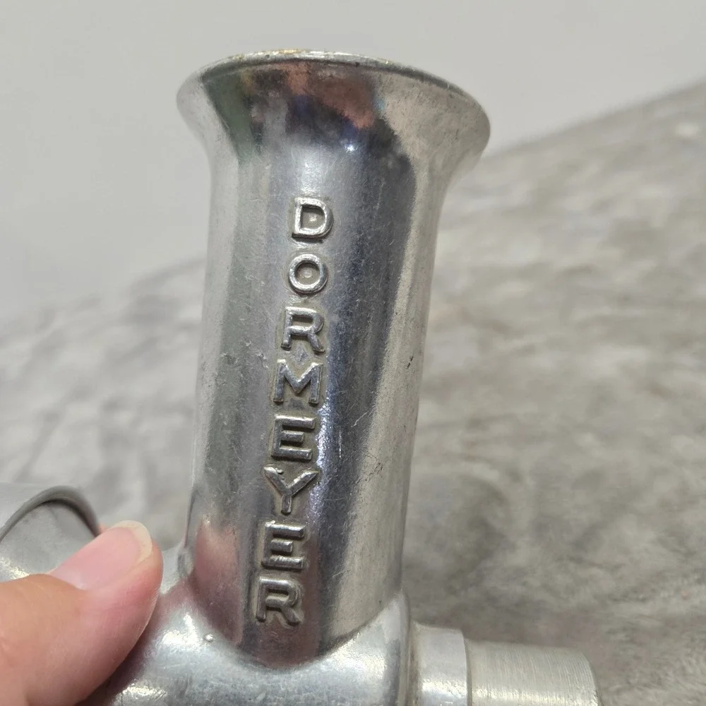Vintage Dormeyer Meat Grinder Attachment AT-102-32 AT-102-35 Aluminum Mixer Part